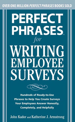 Perfect Phrases for Writing Employee Surveys