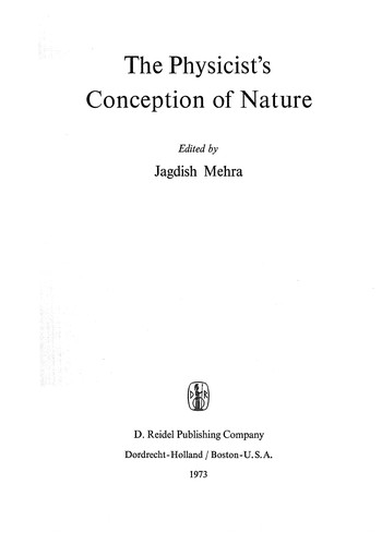 The Physicist's Conception of Nature