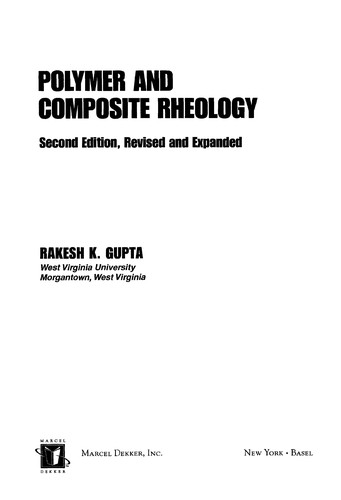 Polymer and composite rheology