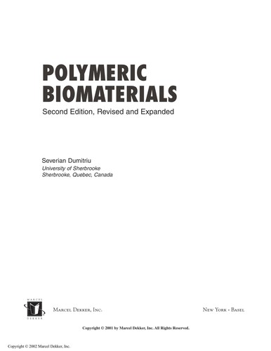 Polymeric Biomaterials