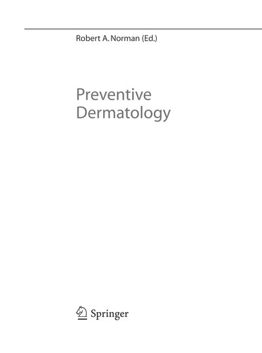 Preventive dermatology