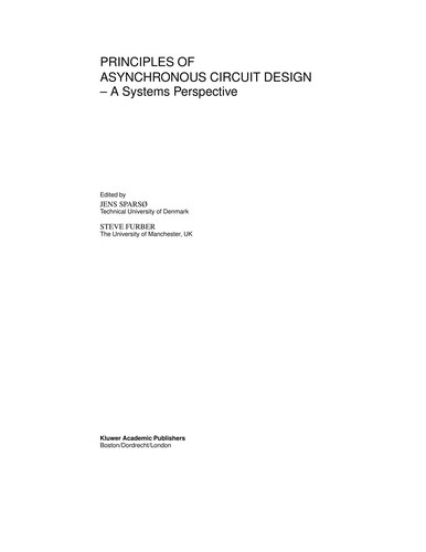 Principles of Asynchronous Circuit Design
