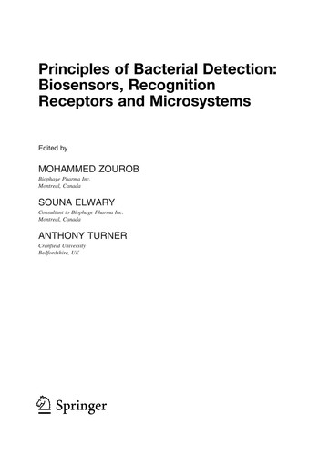 Principles of Bacterial Detection