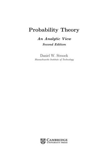 Probability Theory
