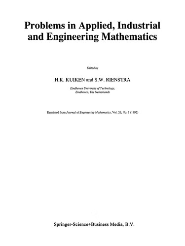 Problems in Applied, Industrial and Engineering Mathematics