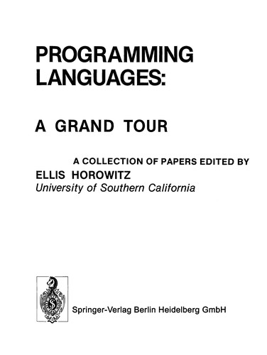 Programming Languages