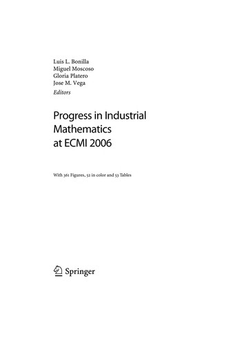Progress in Industrial Mathematics at ECMI 2006