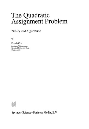The Quadratic Assignment Problem