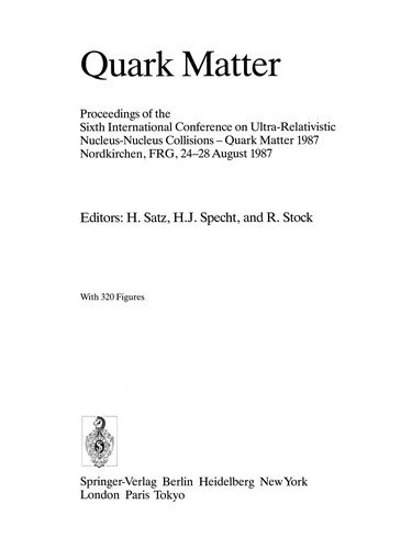 Quark Matter