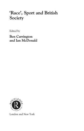 Race, Sport, and British Society