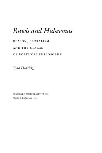 Rawls and Habermas