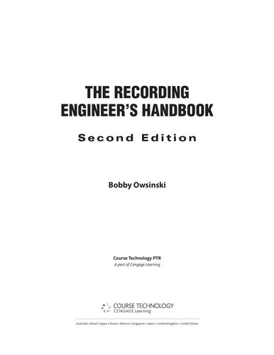 The recording engineer's handbook