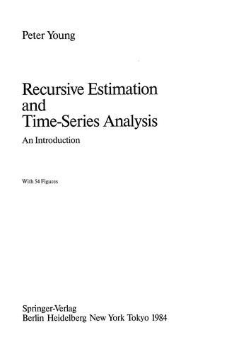 Recursive Estimation and Time-Series Analysis
