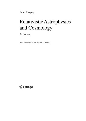 Relativistic Astrophysics and Cosmology