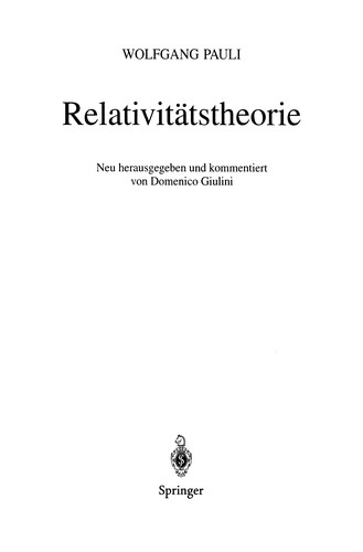 Relativitätstheorie