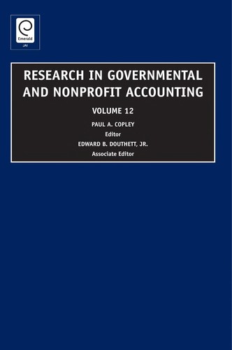 Research in governmental and non-profit accounting