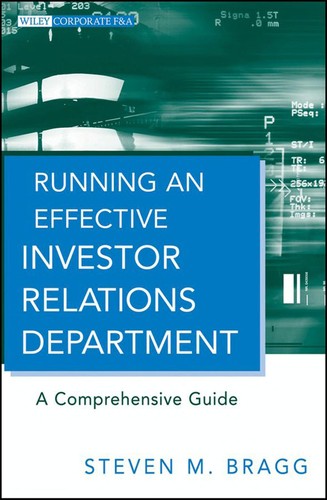 Running an effective investor relations department