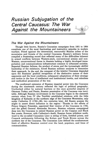 Russian Soviet Unconventional Wars in the Caucasus, Central Asia, and Afghanistan