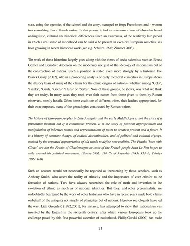 The SAGE Handbook of Nations and Nationalism