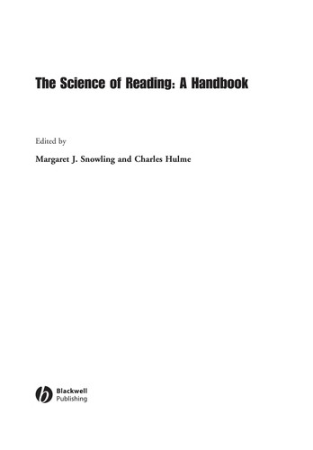 The science of reading