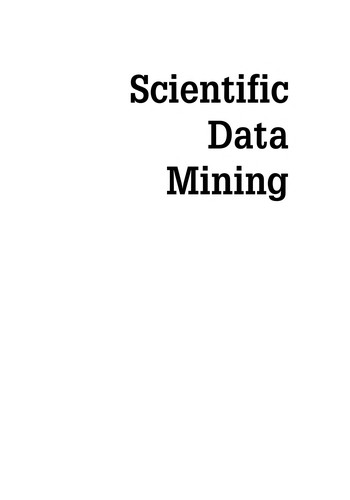 Scientific Data Mining