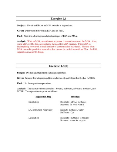 Separation Process Principles