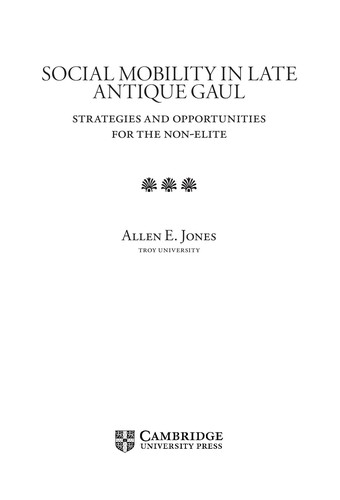 Social Mobility in Late Antique Gaul
