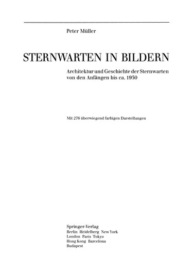 Sternwarten in Bildern