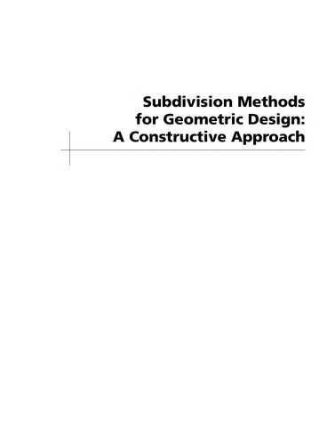 Subdivision Methods for Geometric Design