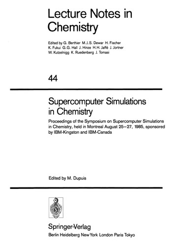 Supercomputer Simulations in Chemistry