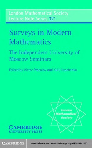 Surveys in Modern Mathematics
