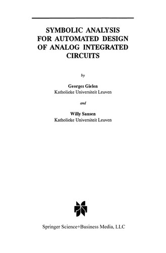 Symbolic Analysis for Automated Design of Analog Integrated Circuits