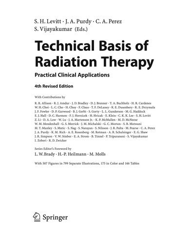 Technical Basis of Radiation Therapy