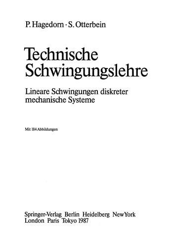 Technische Schwingungslehre