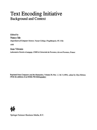 Text Encoding Initiative