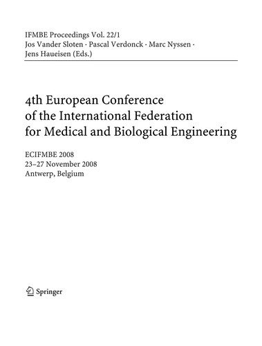 4th European Conference of the International Federation for Medical and Biological Engineering