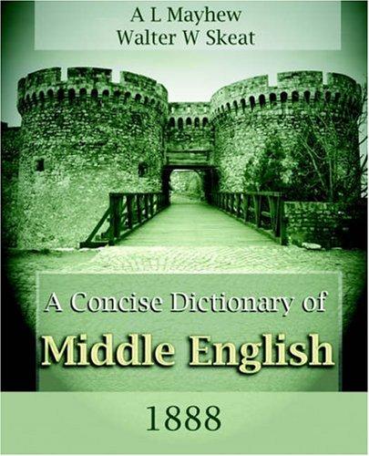 A Concise Dictionary of Middle English
