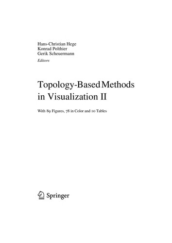 Topology-Based Methods in Visualization II