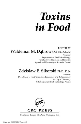 Toxins in food