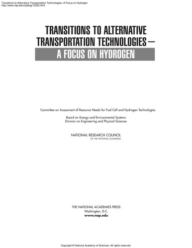Transitions to Alternative Transportation Technologies