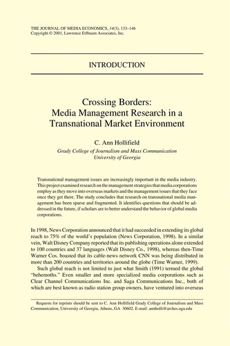 Journal of media economics