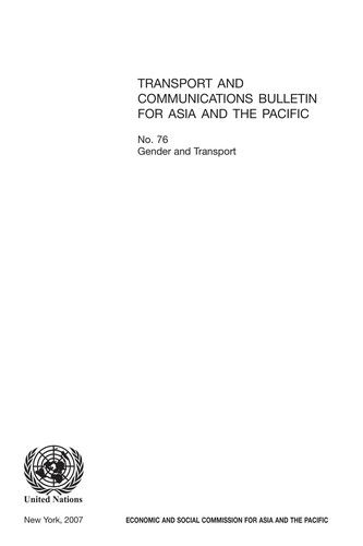 Transport and Communications Bulletin for Asia and the Pacific