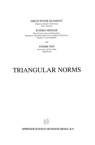 Triangular Norms