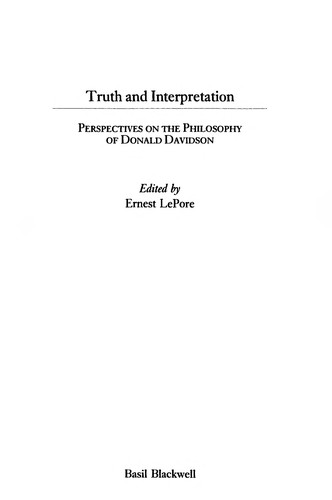 Truth and interpretation