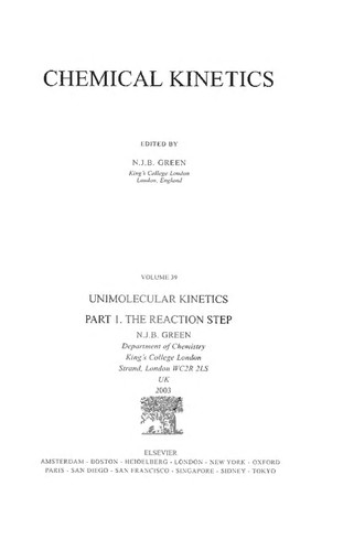 Unimolecular kinetics