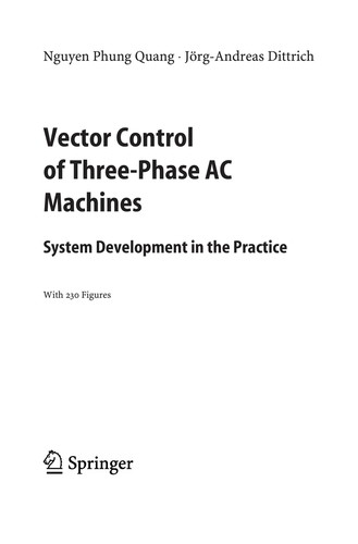 Vector Control of Three-Phase AC Machines