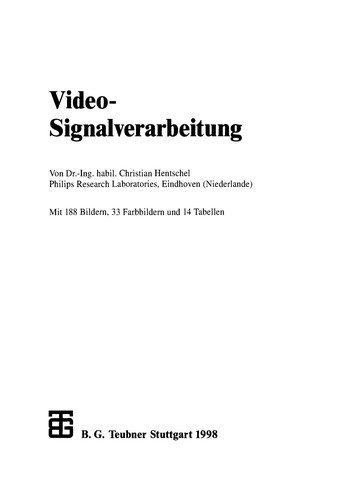 Video-Signalverarbeitung