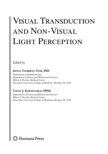 Visual Transduction and Non-Visual Light Perception
