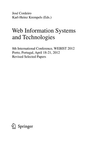 Web Information Systems and Technologies