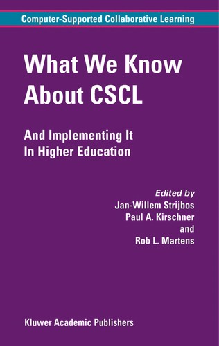 What We Know About CSCL and Implementing It in Higher Education